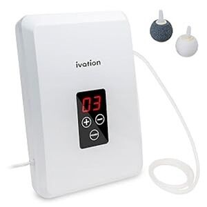 Ivation Ozone Air & Water Purifier Generator Deodorizer Sanitizer Portable 600mg